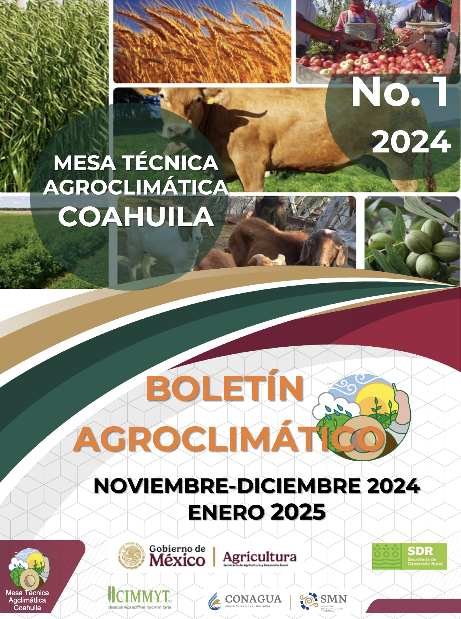 Boletín Agroclimático de Coahuila, Noviembre 2024-enero 2025